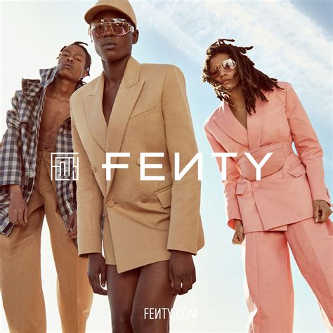 fendi and fenty|rihanna's fenty clothing line.